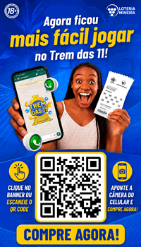 Trem das 11 — clique no banner ou escaneie o QR Code para comprar